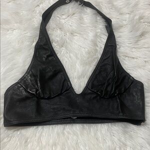 Elegant Moments Black Halter Top